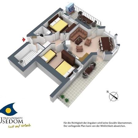 Duenen-Residenz B 05 Apartment Heringsdorf  Ngoại thất bức ảnh