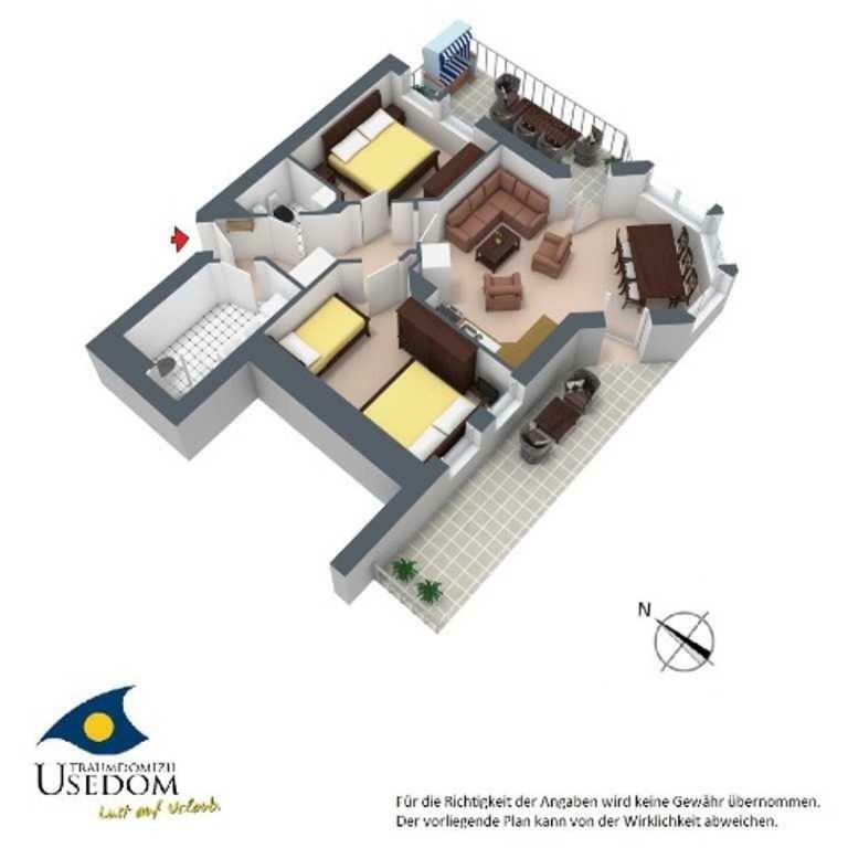 Duenen-Residenz B 05 Apartment Heringsdorf  Ngoại thất bức ảnh